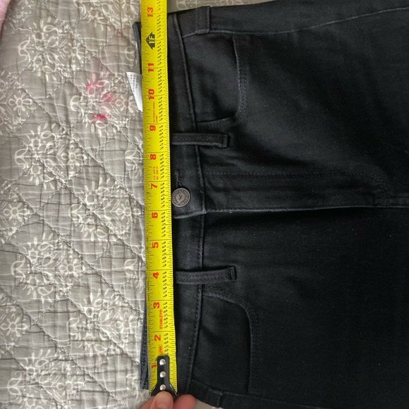 New Hollister Black High Waisted Distressed Jeans Size: 26 - Picture 5 of 7